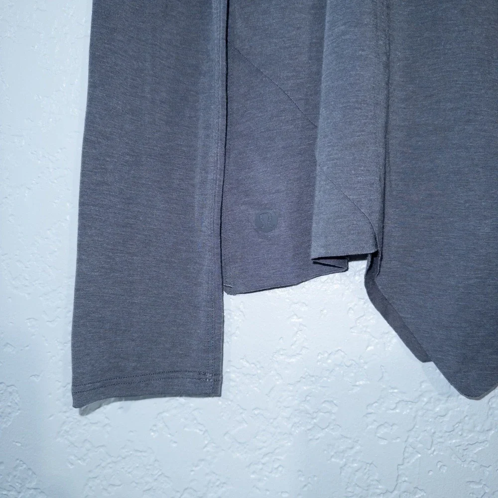 Lululemon‎ Heathered Titanium Gray Sweetest Day Tencel Long Sleeve Size 4